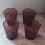 Purple bubbled glasses