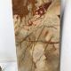 Coffee table with gilded metal base and onyx top from the 60/70