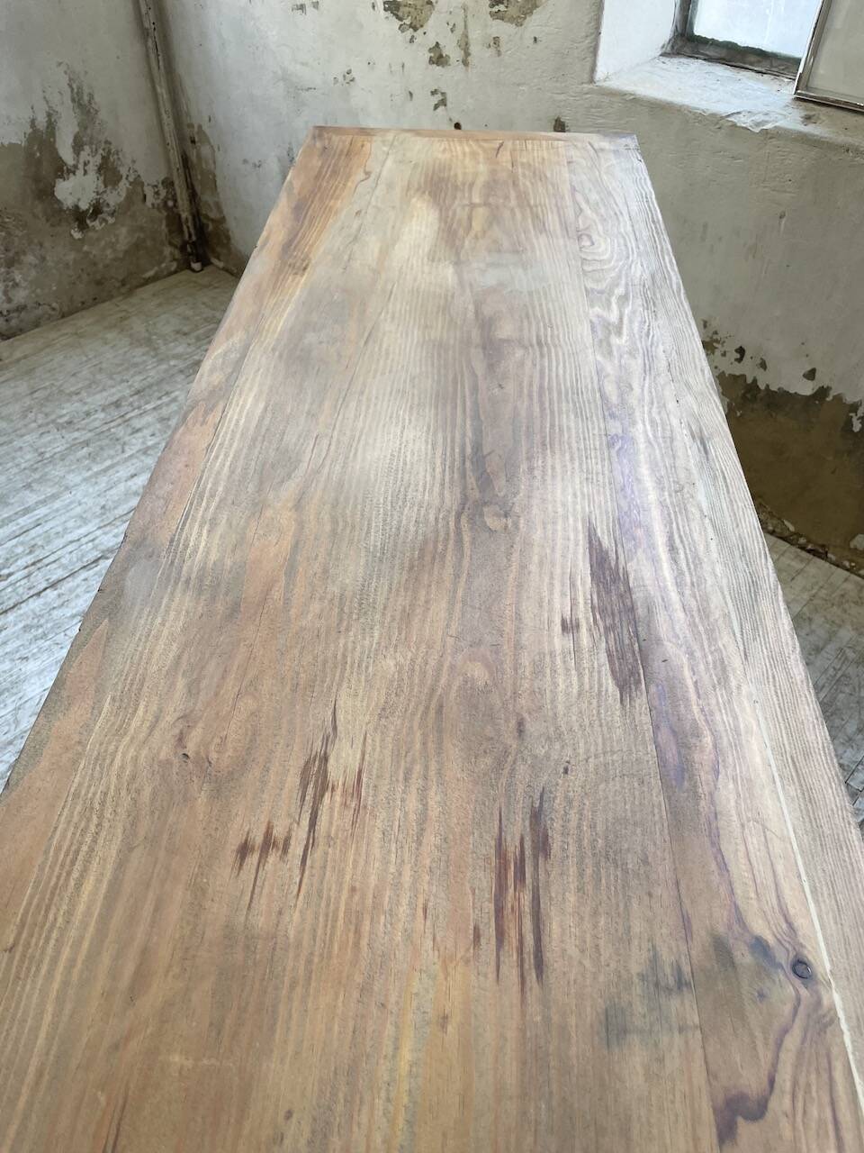 50s pitch pine haberdashery cabinet