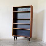 Bibliothèque en teck suédois vintage par Hugo Troeds