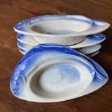 Ceramic fish ramekins signed Charles Amand