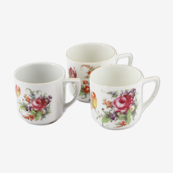 Set of 3 old cups