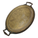 Antique Polish oval guilloché tray from Jarra, 1890s