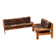 1970s pine sofa set
