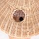 Paire de lampadaires en osier