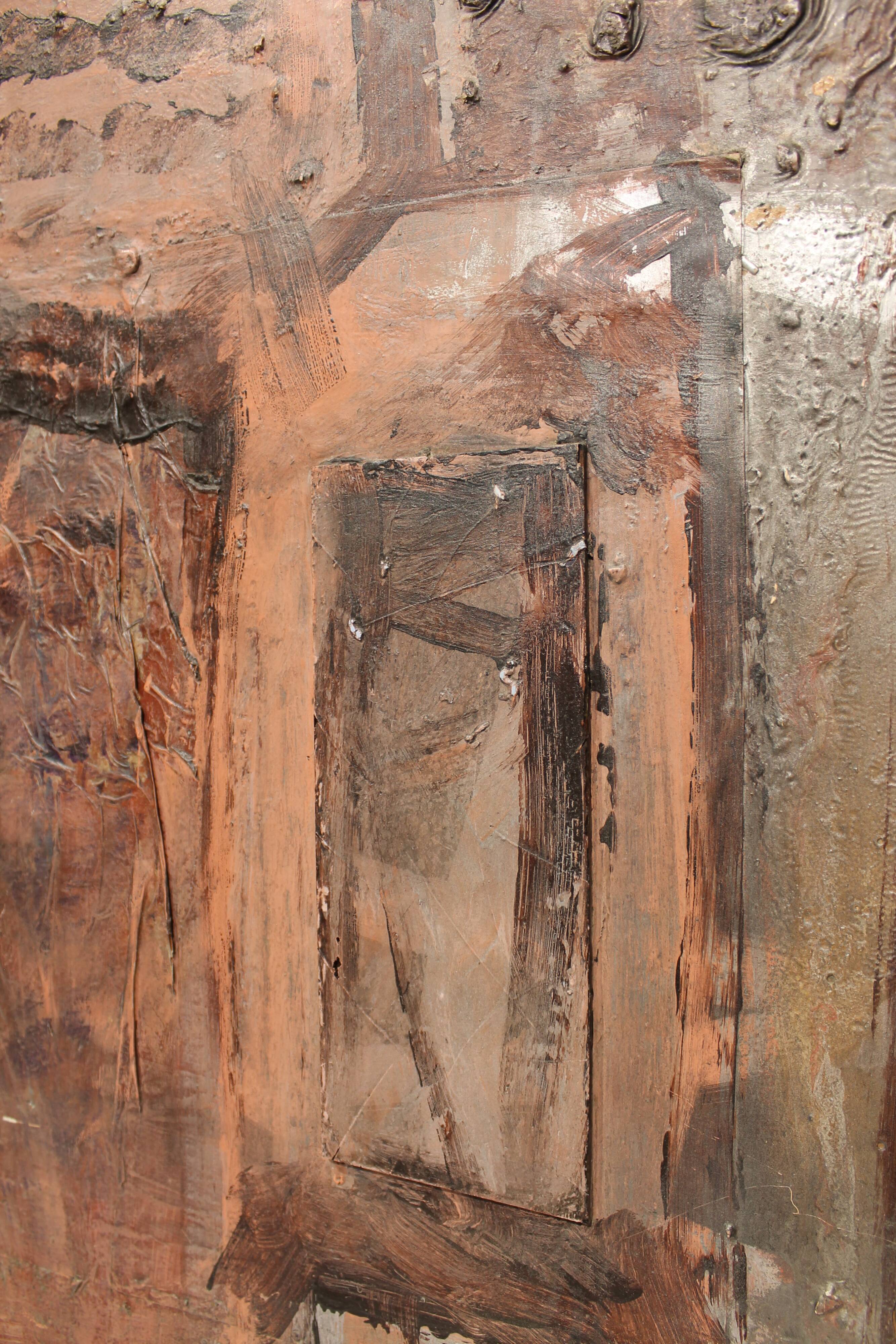 Mixed media painting