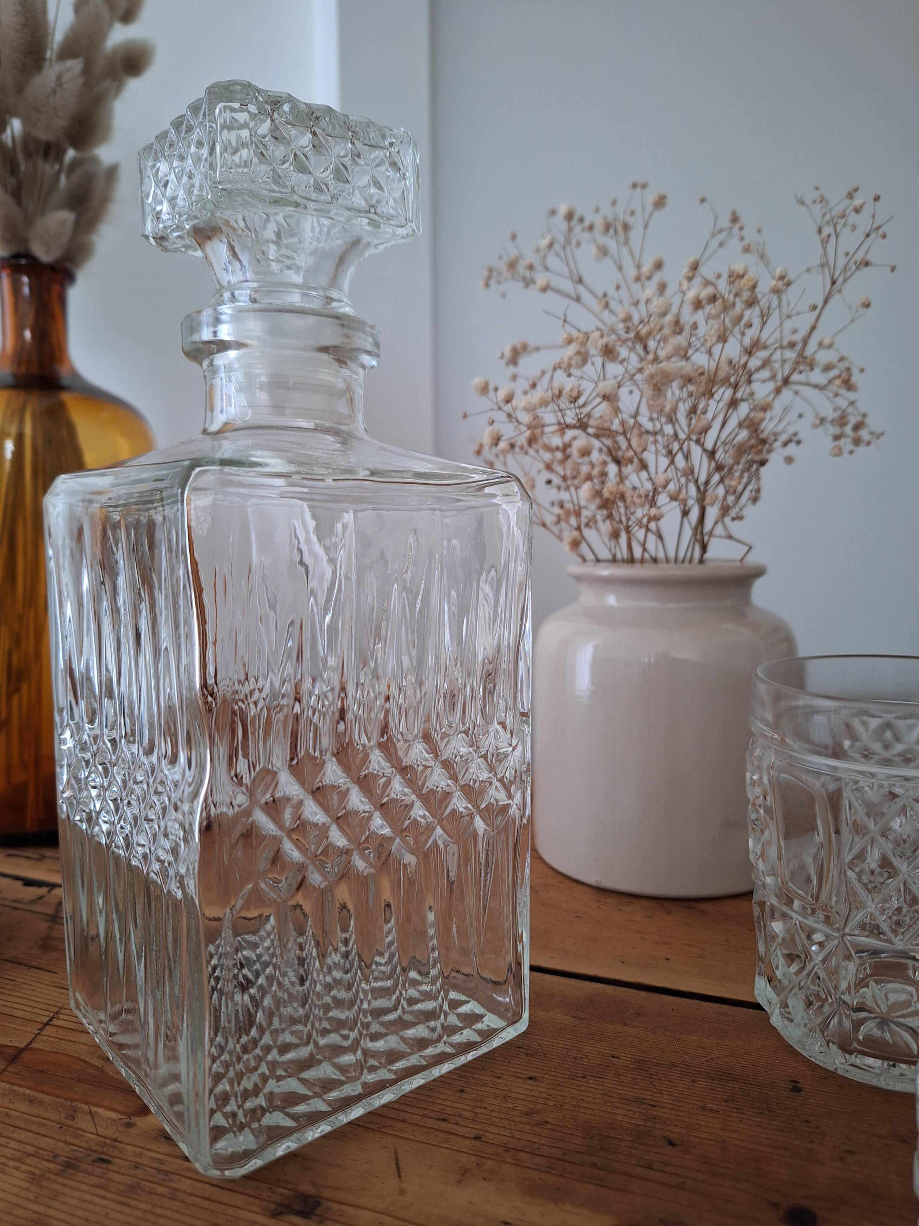 Vintage whiskey decanter
