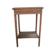 Art Deco Side Table in Wood, Decorative Furniture 73 cm