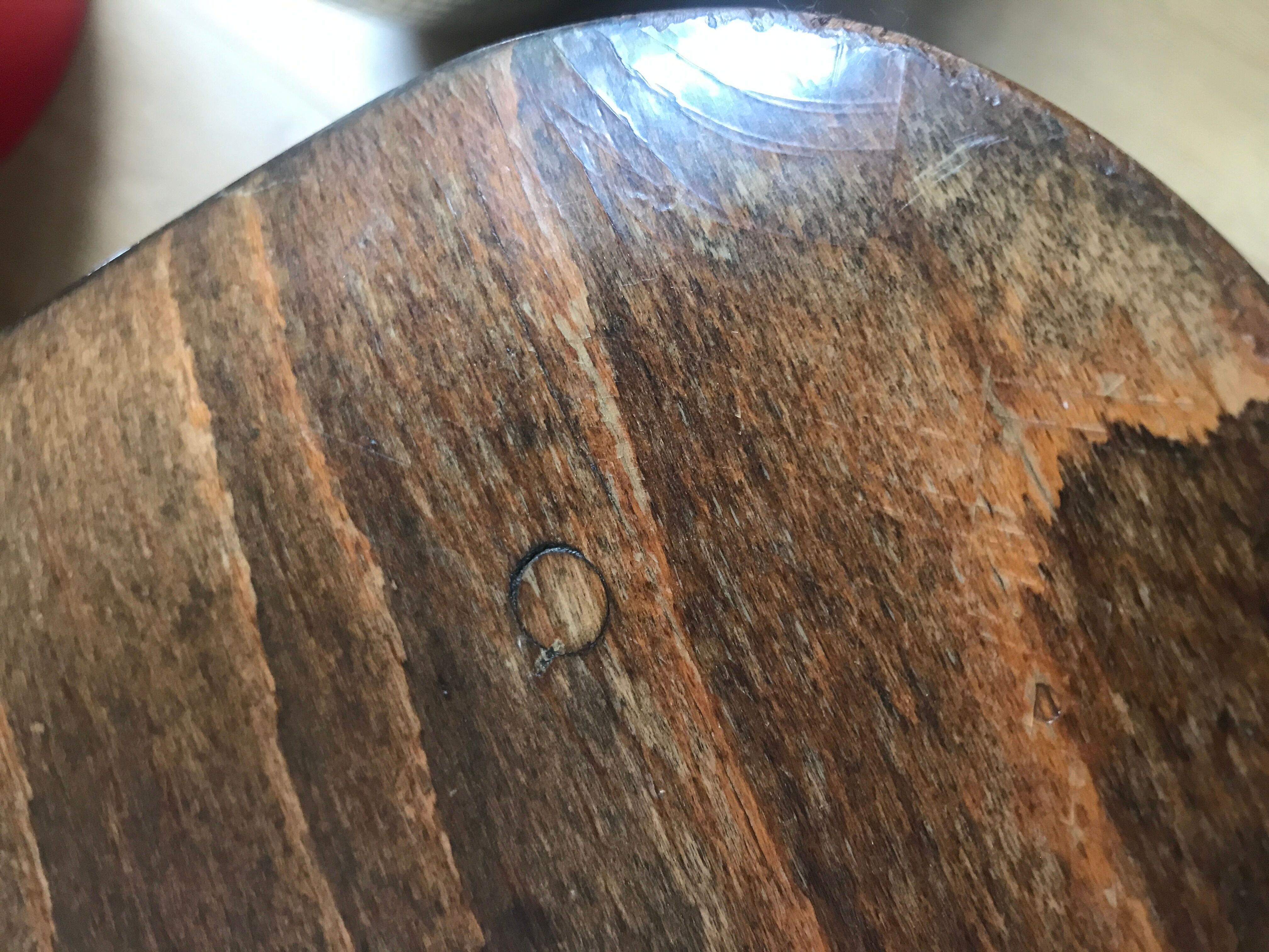 Pair of bistro chairs "rustic" model of baumann called "ant"