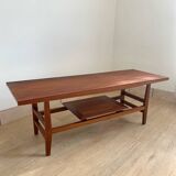 Scandinavian teak coffee table, 1960