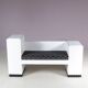 1930s Wiener Werkstätte style bench from Austria