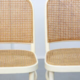 4 No 811 Bentwood and cane chairs by Josef Hoffman