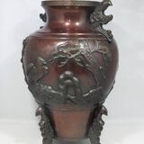 ancien vase en bronze chinois japonais japon