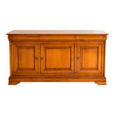 Varnished cherry wood sideboard