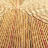 Set of 2 straw chairs