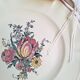 Large round dish Digoin Sarreguemines Model Lorraine