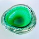Empty vintage Italian pocket in Murano bullicante glass, 1970