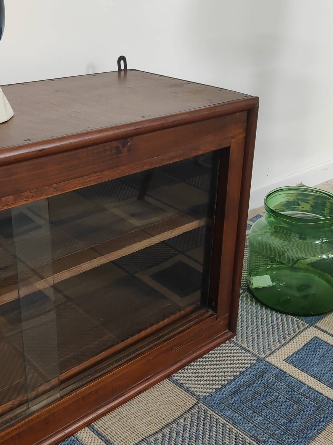 Small display case or glass wall shelf