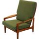 Fauteuil vintage en teck, milieu XXème