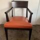 Armchair St James leather Muscat Philippe HUREL