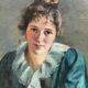 Portrait De Jeune Femme Vers 1890 - 1900