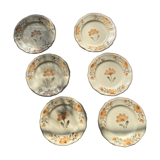 Vintage Sarreguemines dessert plates