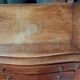 Small vestibule furniture from the Louis XVI period in cherry wood.