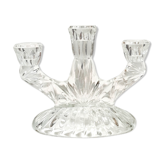 Glass candlestick