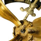 Superb large pair of 19th century candlestick lamps.