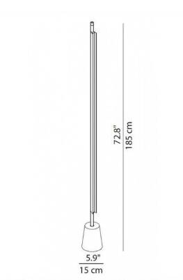 Luceplan Compendium D81T floor lamp