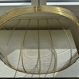 Gold metal magazine rack