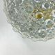 Small wall light ceiling light round minimalist glass 1970 1980 seventies eighties