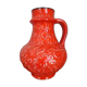 Red vase West Germany