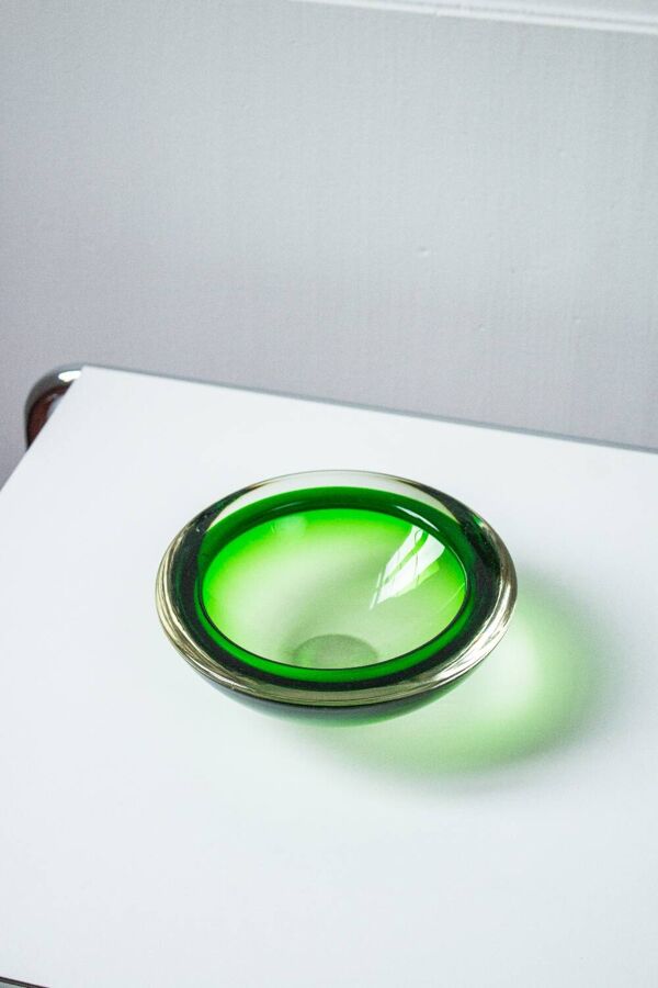 Vide poche cendrier bol en verre de Murano