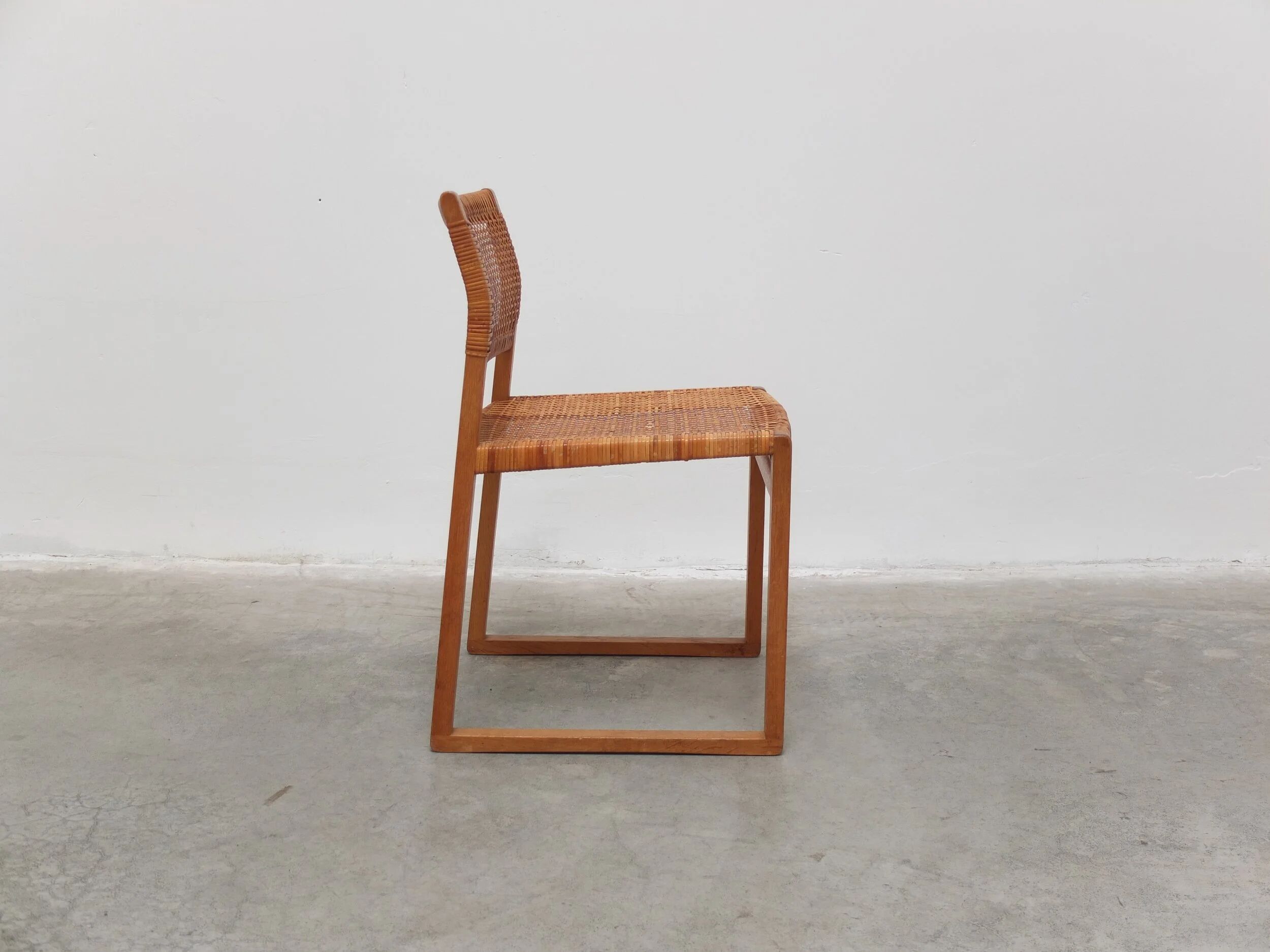 Rare 'BM61' side chair by Børge Mogensen for Lauritsen & Søn, 1957