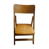 Chaise en bois pliante vintage