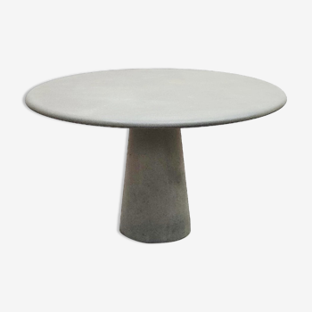 Mid-century concrete dining table