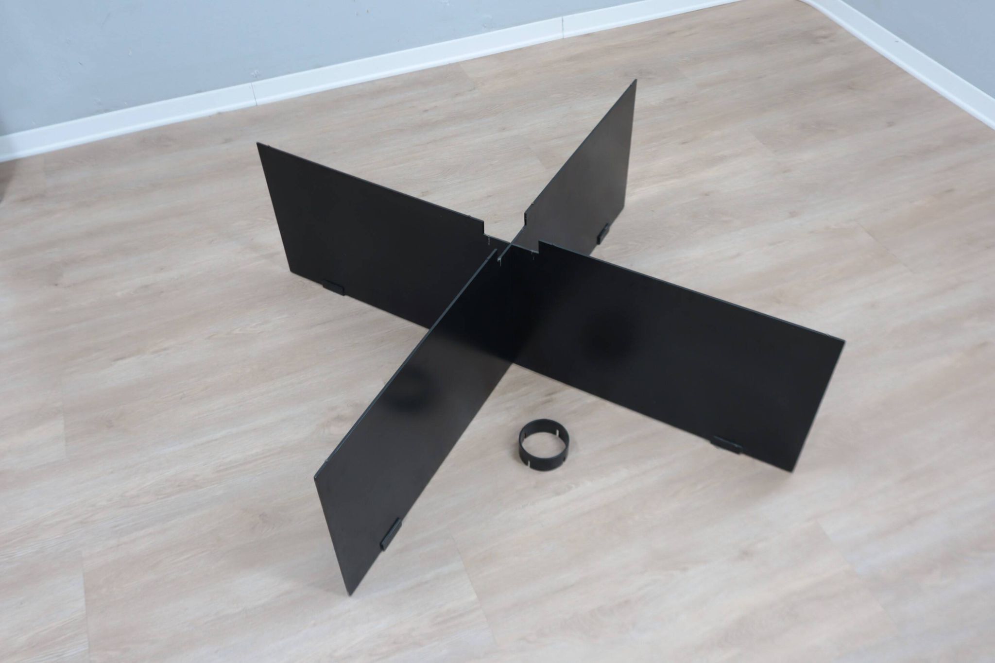 Grande table basse des années 80, design personnalisé par Helg & Albini Studio