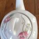 Vintage porcelain coffee or teapot with milk jug