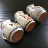 Lot 3 cider pitchers Breton décor