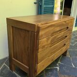 Vintage chest of drawers in solid elm by Maison Regain