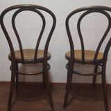 Pair of Thonet bistro chairs