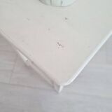 Old stool with white patina