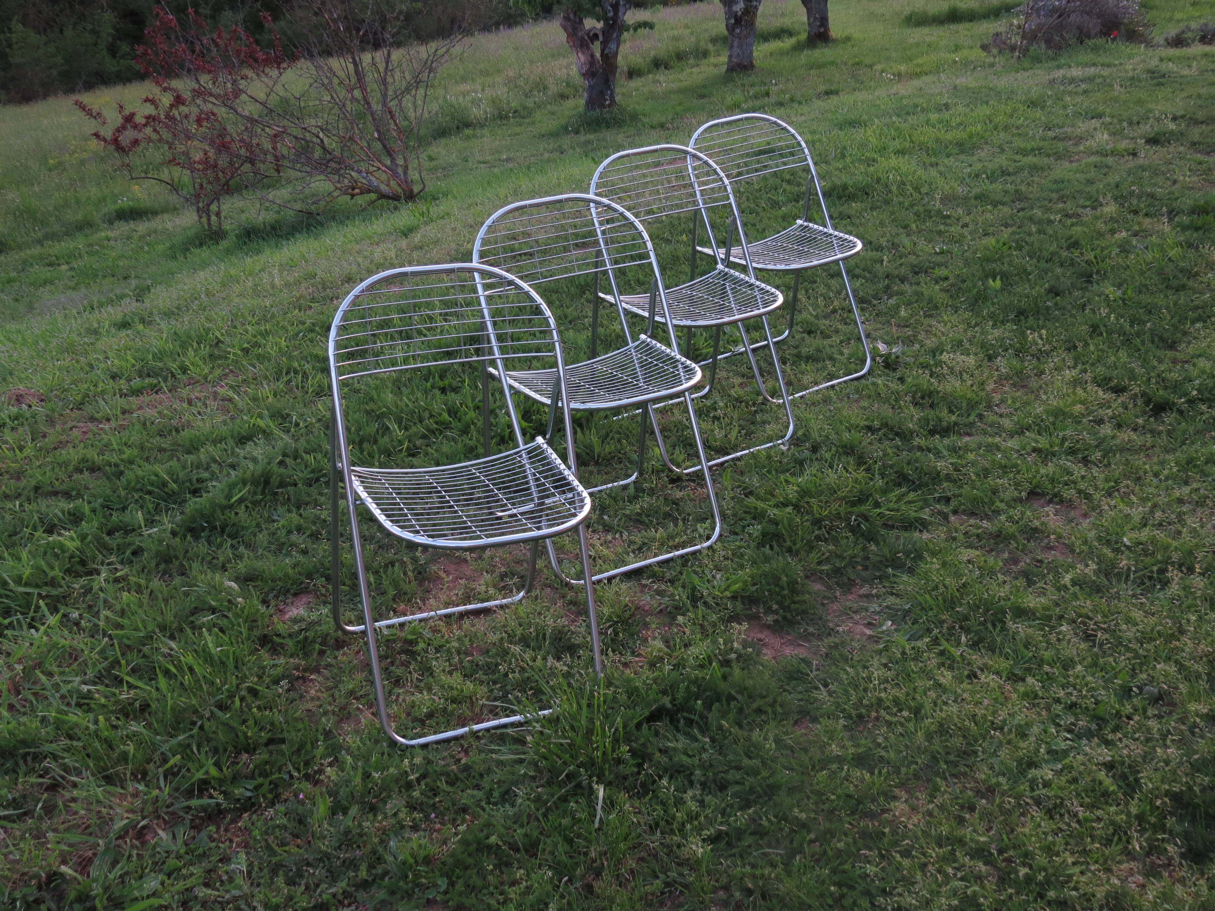 Niels GAMELLGAARD folding chairs 80s
