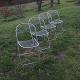 Chaises pliantes Niels GAMELLGAARD années 80