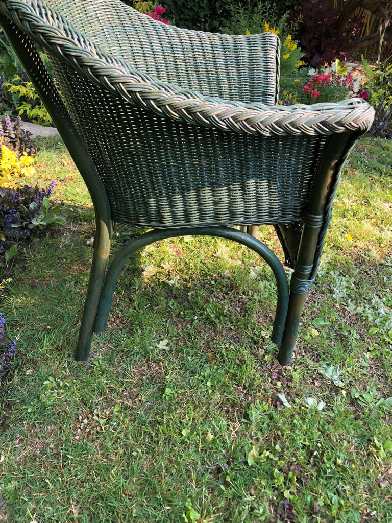Vintage rattan armchair