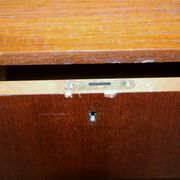 Commode-chiffonnier "Tallboy" en teck, Suède, 1950