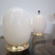 Pair of Murano glass lamps 1970s