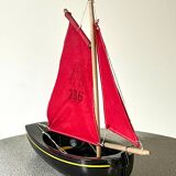 Tirot brand basin sailboat, model 206, vintage toy.