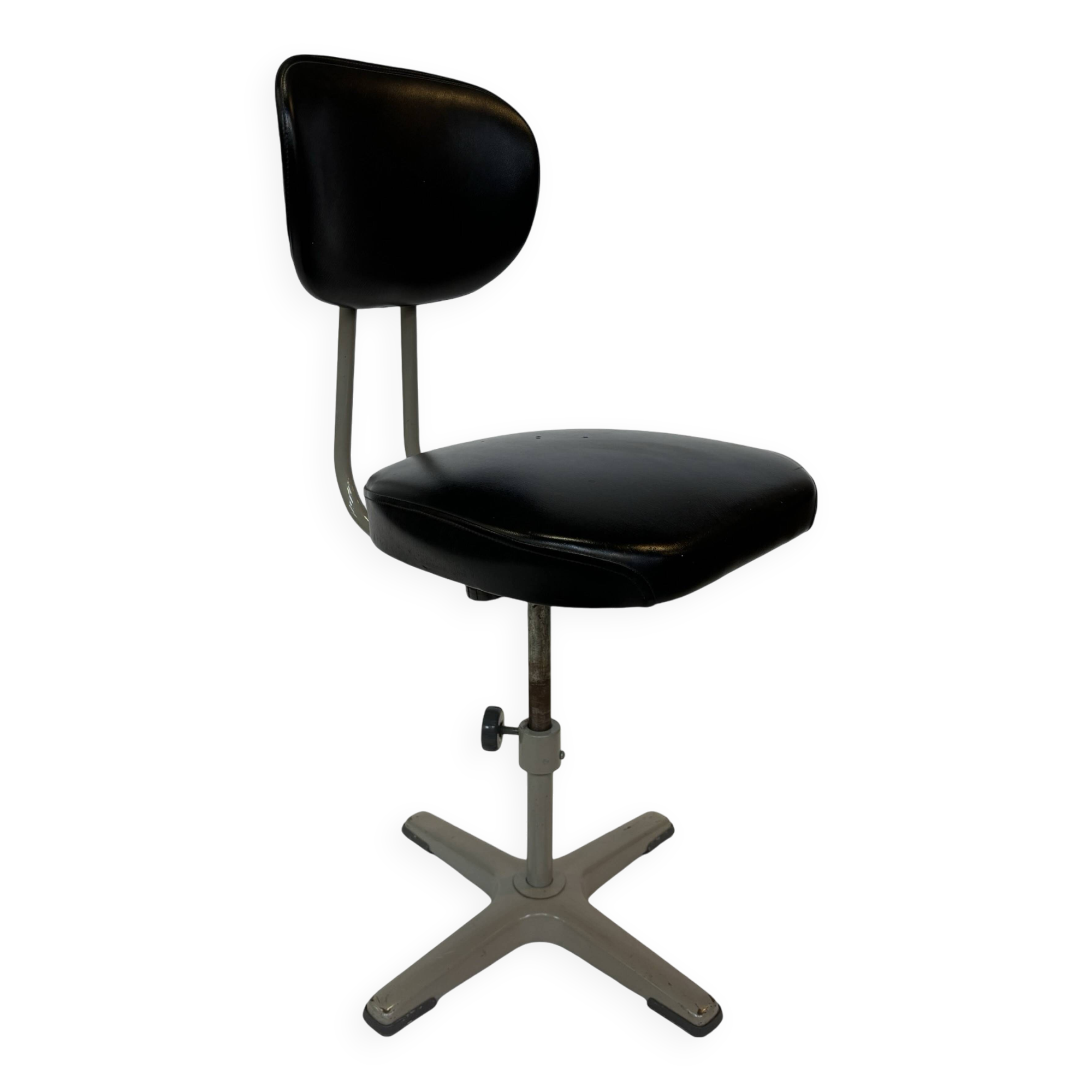 Mid Century Okamura Vintage Office Working Chair of 60's Design